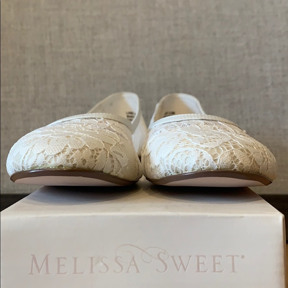 Melissa Sweet Ivory Ballet Flats Size 8.5